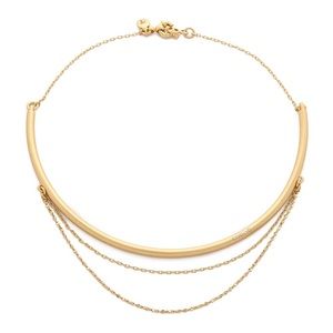 NEW Madewell Gold Long Stem Necklace